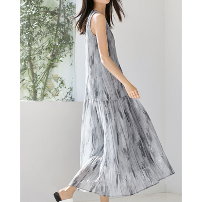 Mira Drift Brush Maxi Dress