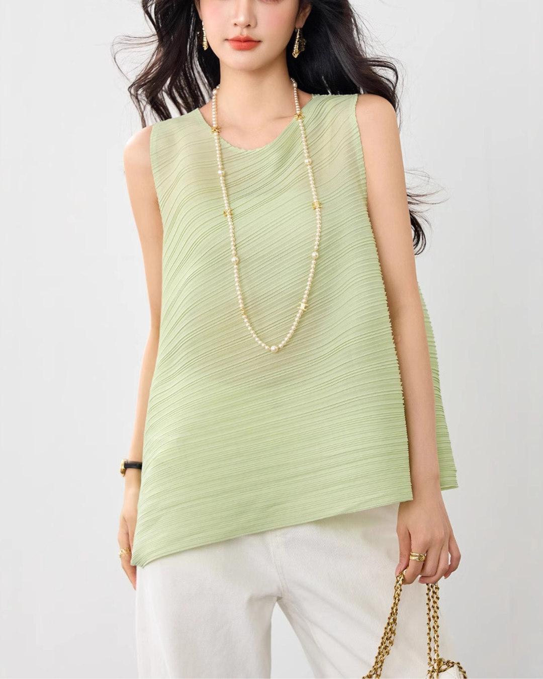 Elowen Pleat Flare Tank