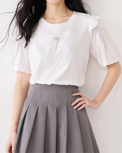 Clara Ribbon Puff T-Shirt