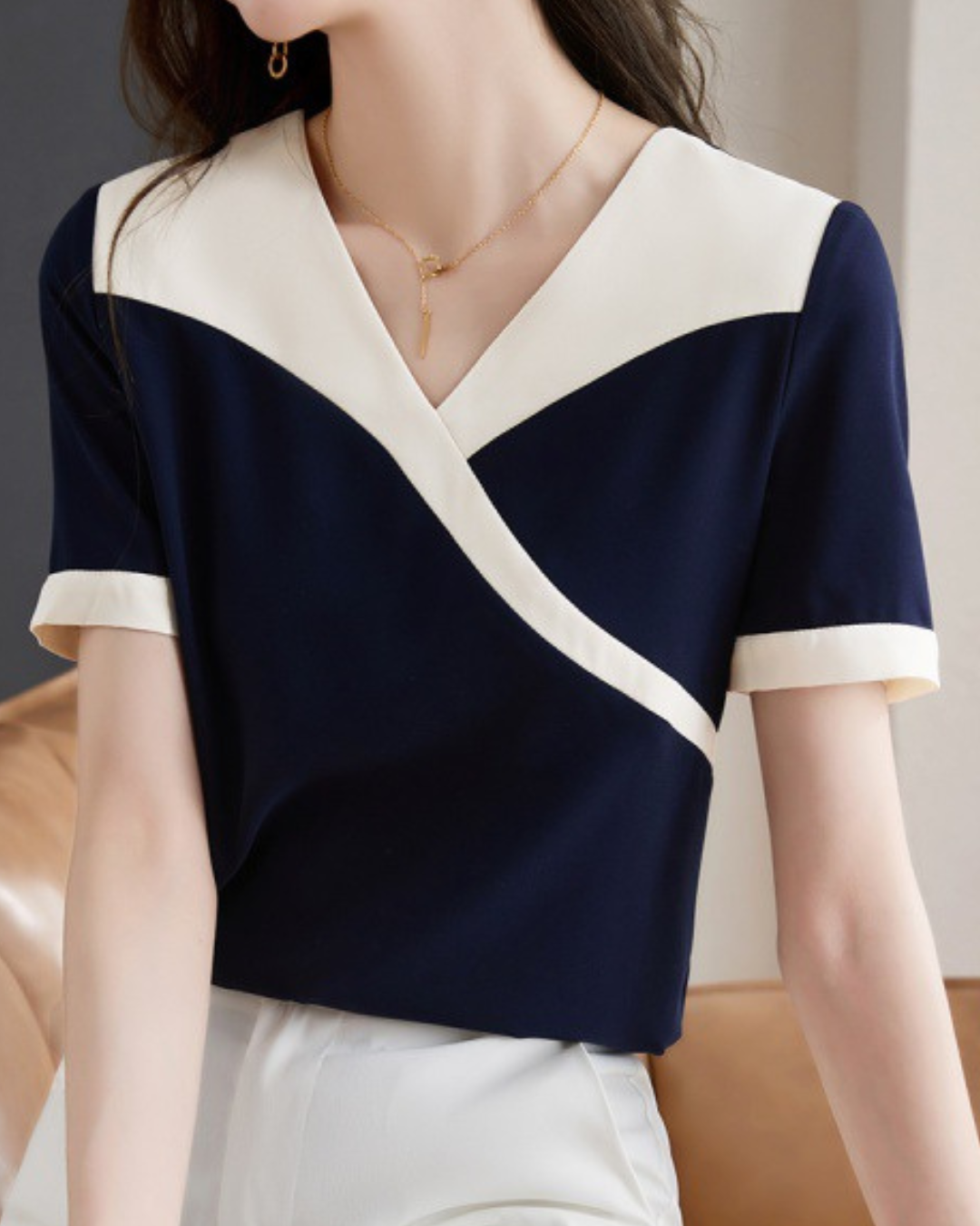 Marin Fold Trim Shirt