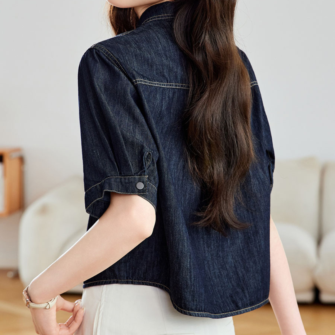 Nora Ease Denim Shirt