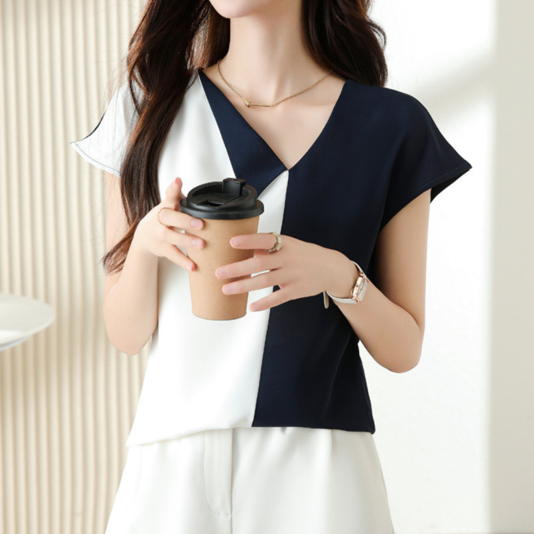 Elodie Split Panel T-Shirt