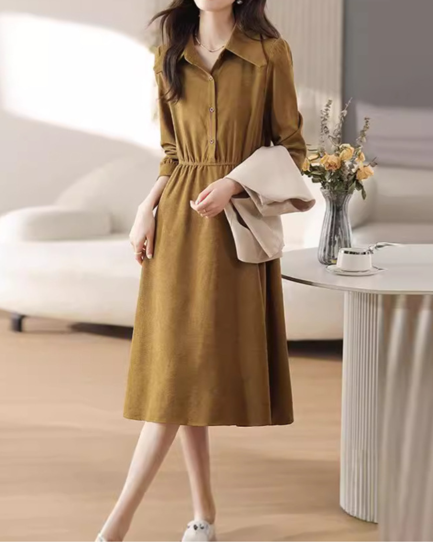 Ivette Layered Collar Set Dress