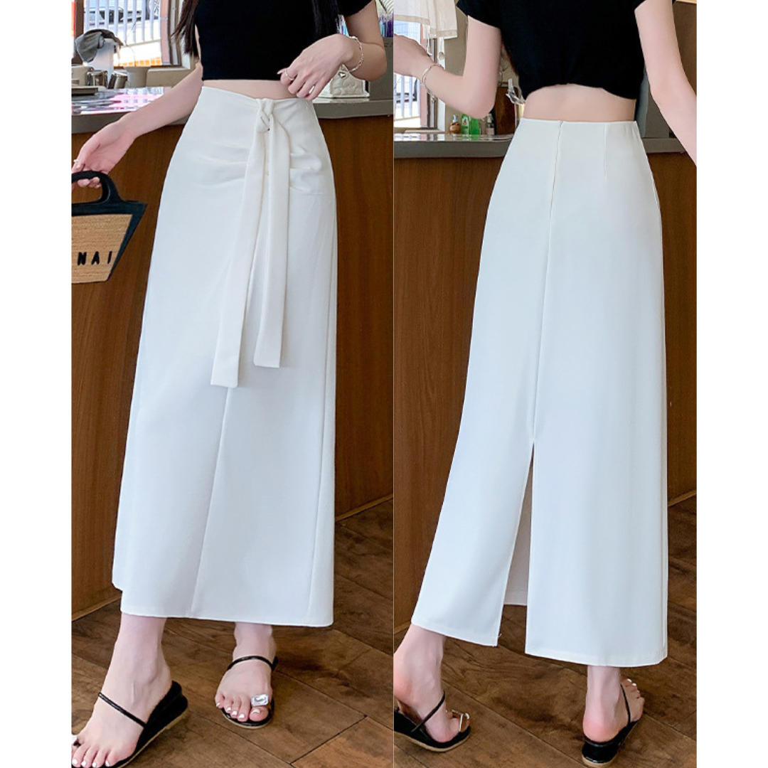 Mira Soft Tie Column Skirt