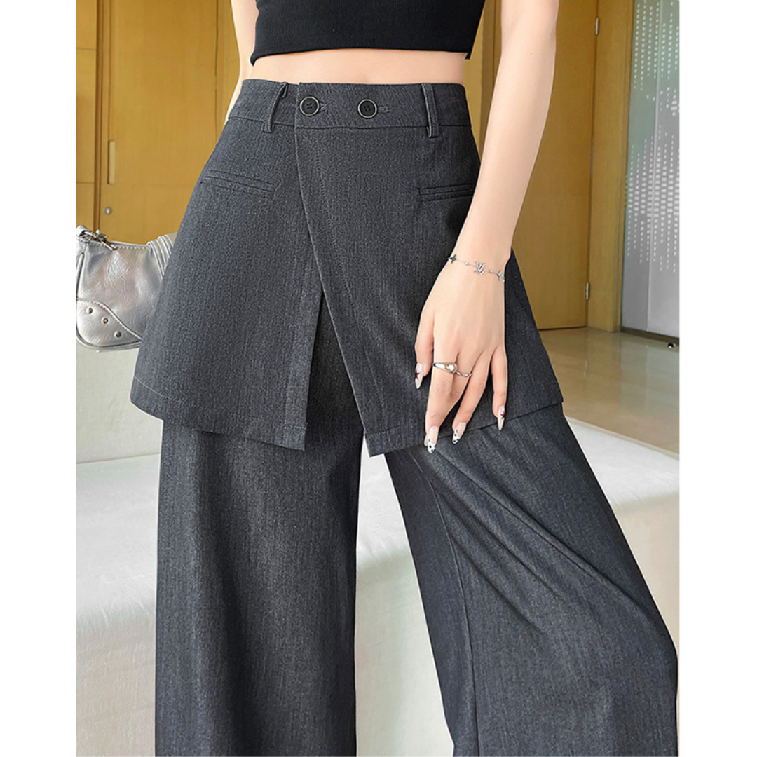 Lunel Layered Pleat Trousers