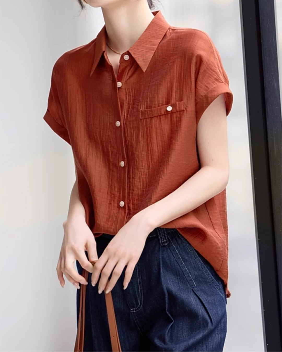 Amara Soft Drape Pocket Shirt