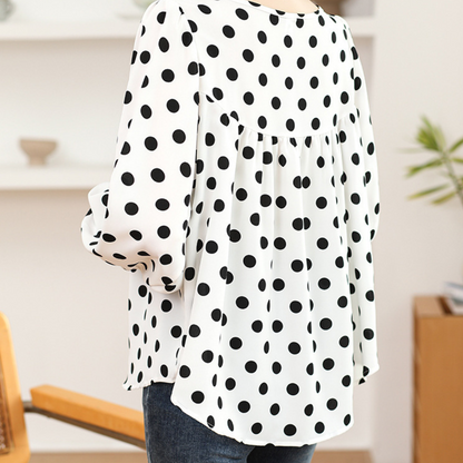 Lina Poise Dot Blouse
