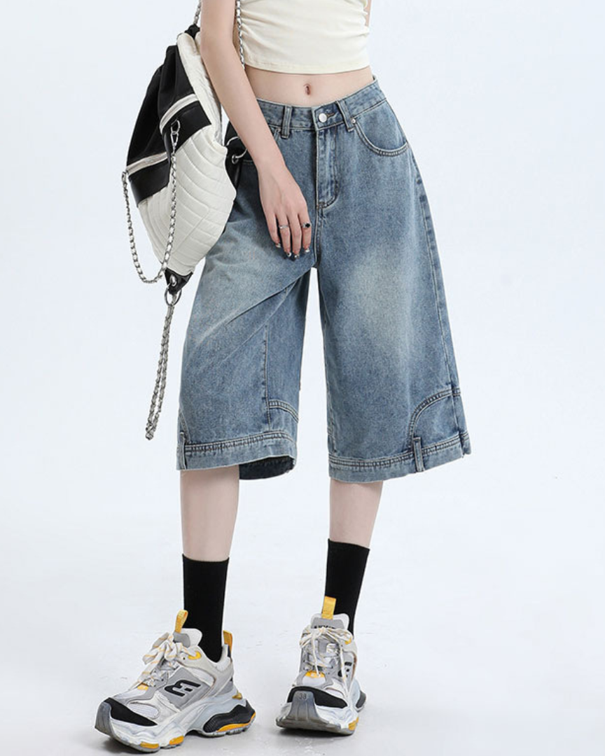 Mira Washed Wide Denim
