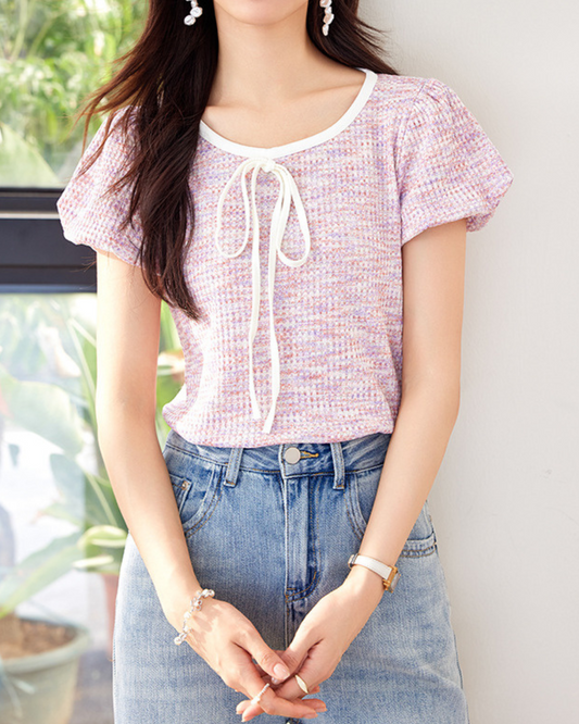 Livia Ribbon Puff T-Shirt