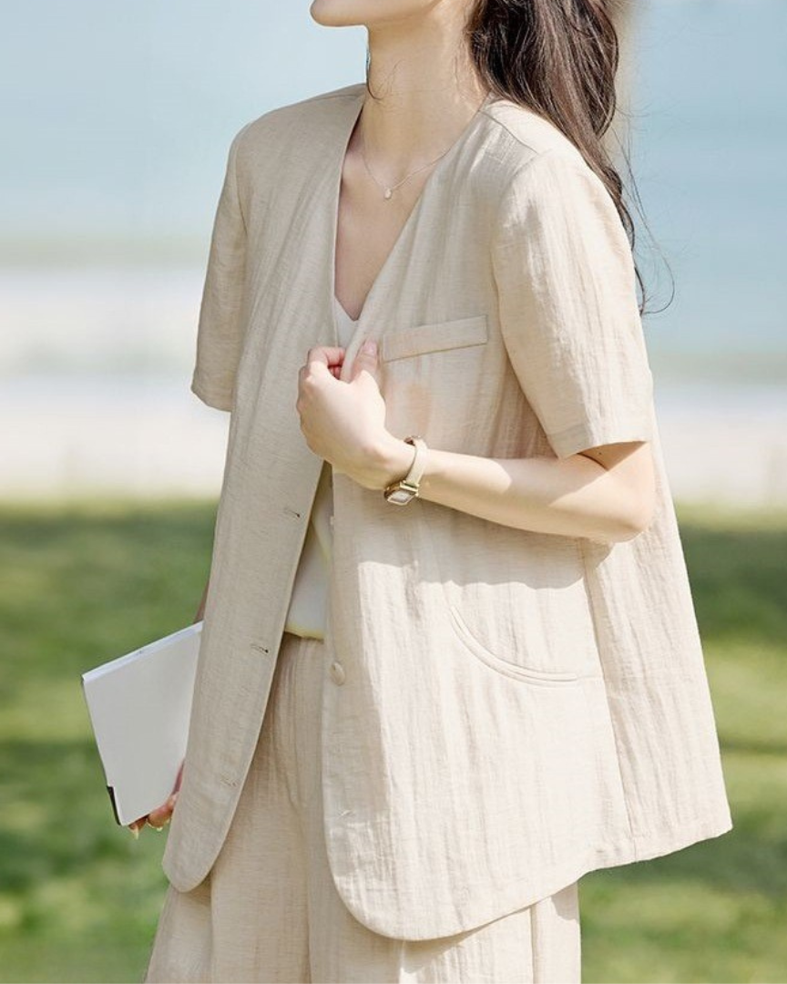 Isla Calm Summer Blazer Set