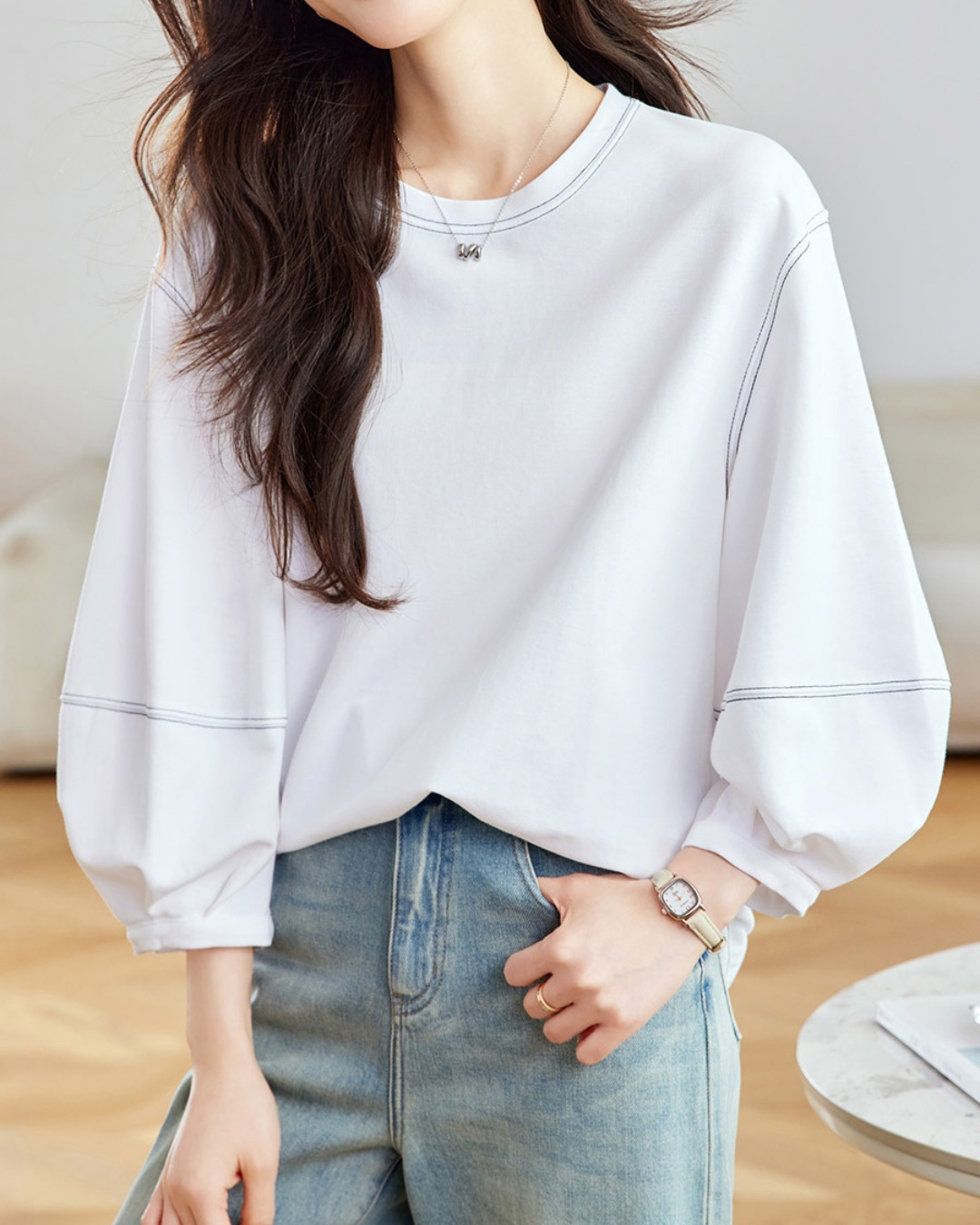 Margo Ease Balloon Sleeve T-Shirt