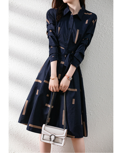 Rowan Calm Print Shirt Dress