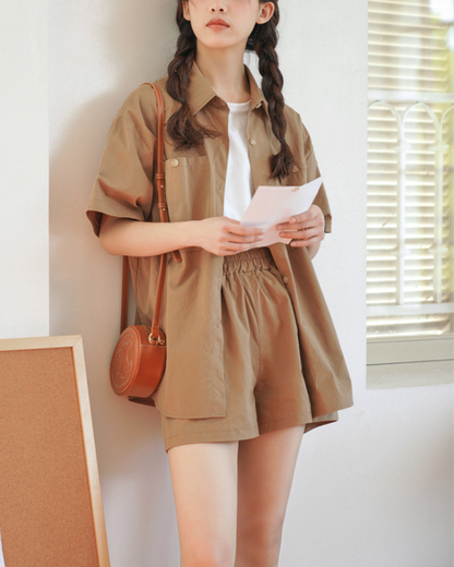 Eloise Ease Cotton Short Set