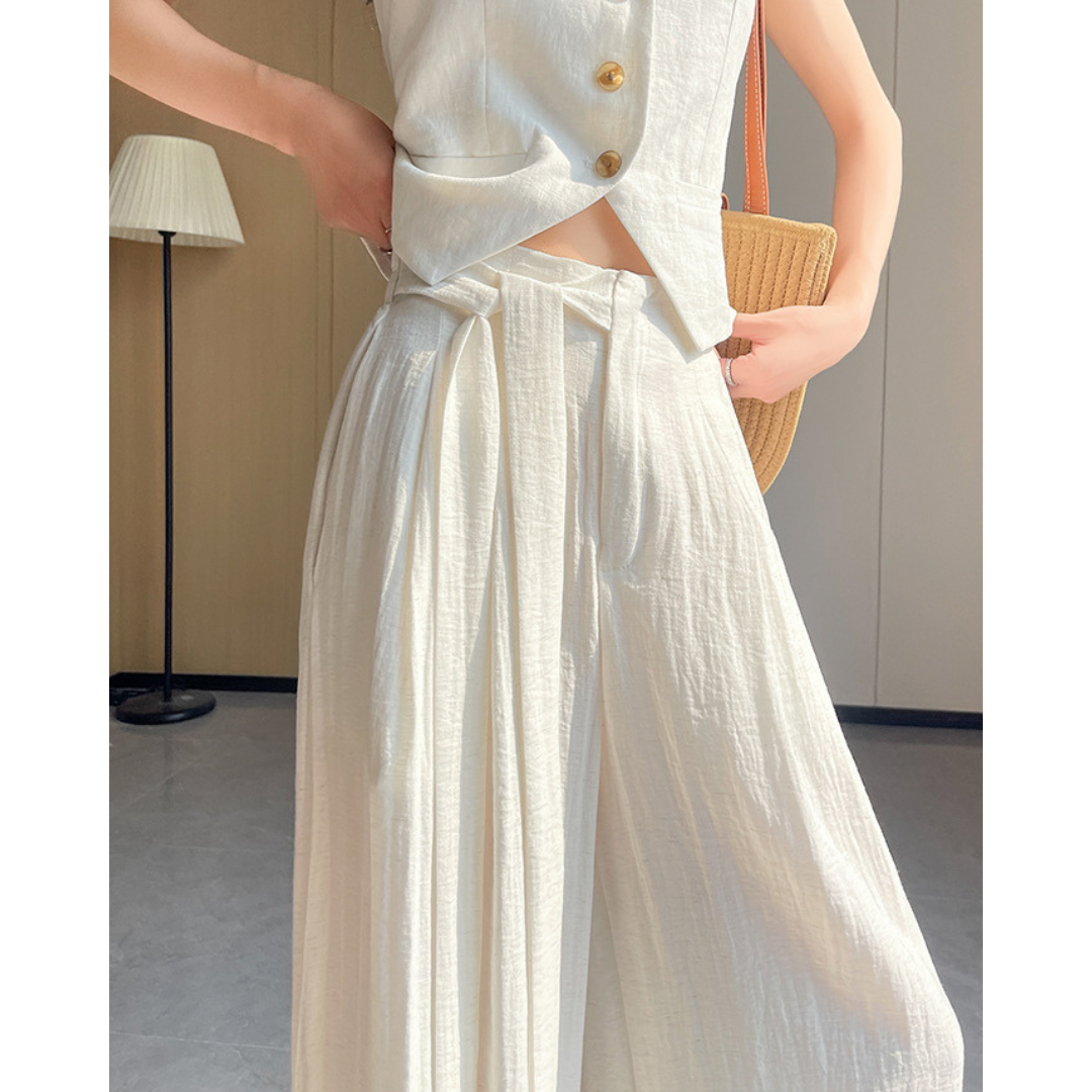 Lora Drift Waist Tie Trousers