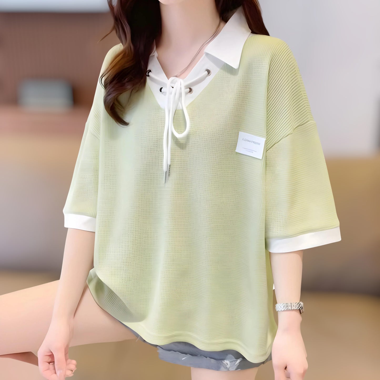 Marine Ribbon Relax T-shirt
