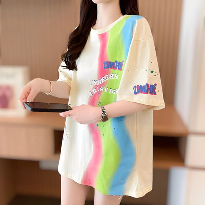 Cloud Pop Paint Oversized T-Shirt