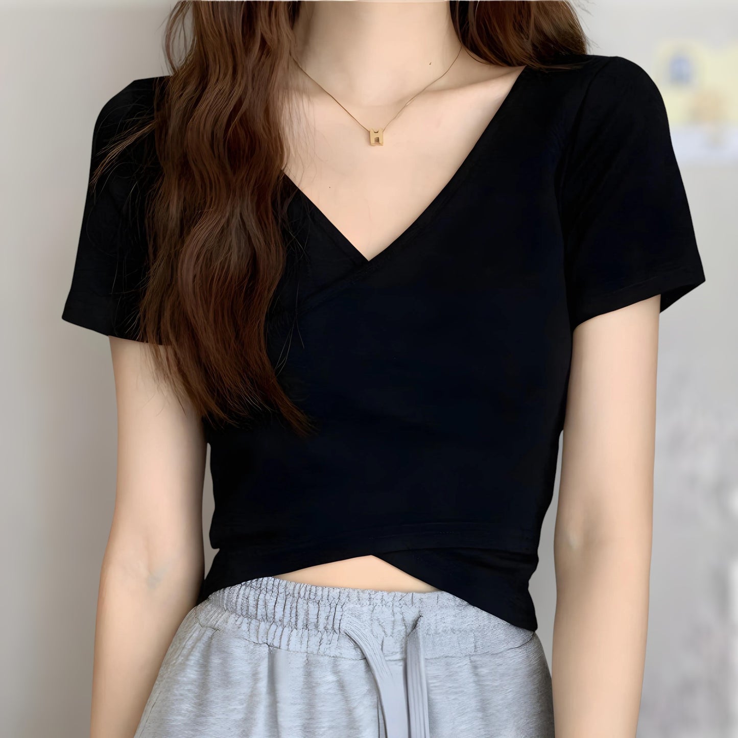 Elara Cross Curve T-Shirt