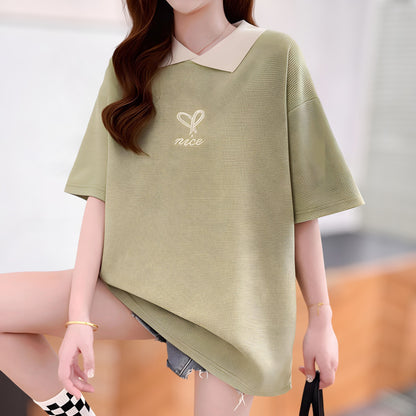 Lilou Heart Collar T-Shirt