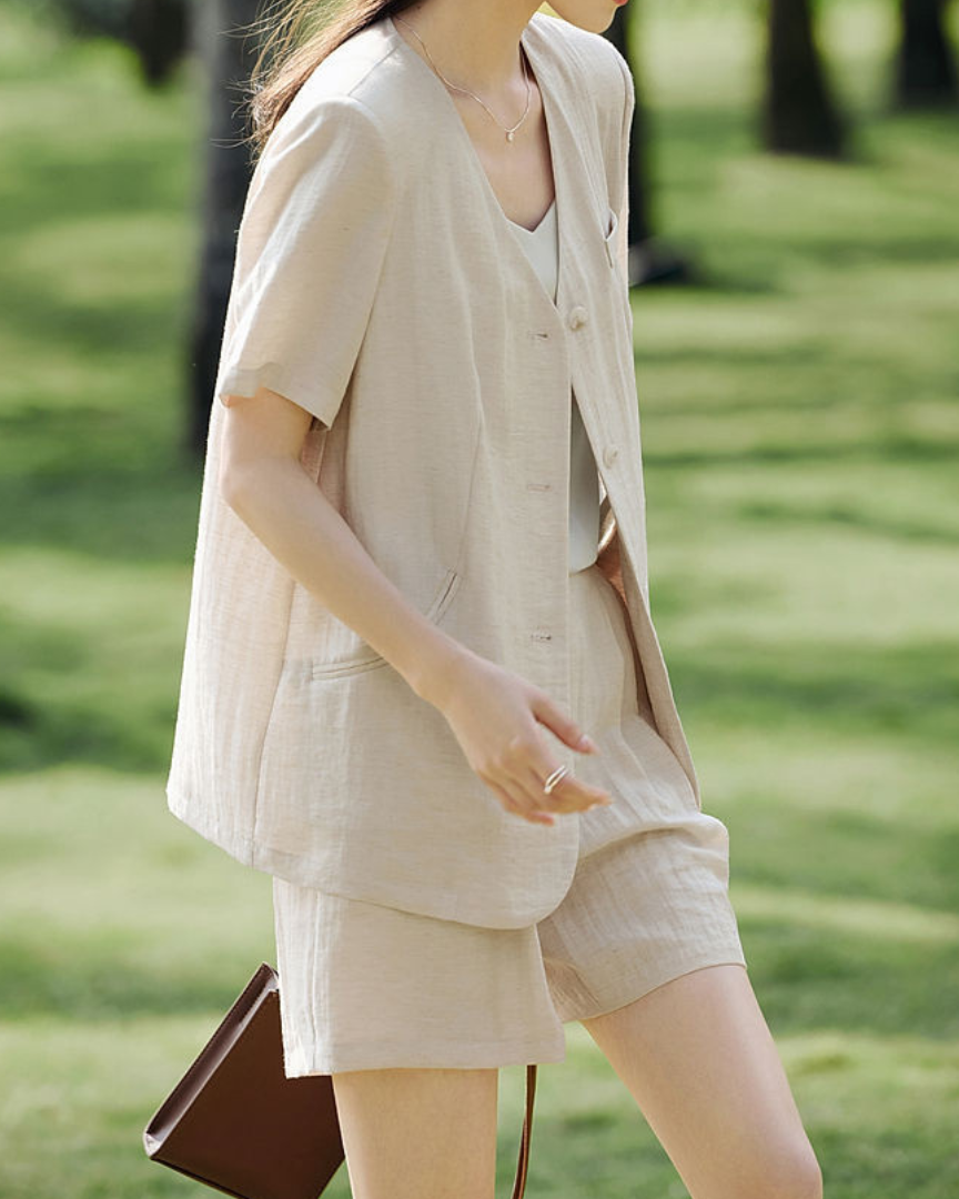 Isla Calm Summer Blazer Set