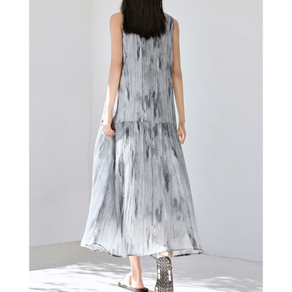 Mira Drift Brush Maxi Dress