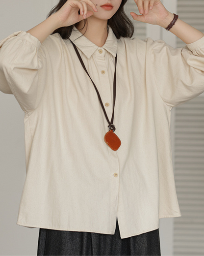 Elora Soft Drop Shoulder Shirt