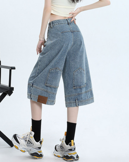 Mira Washed Wide Denim