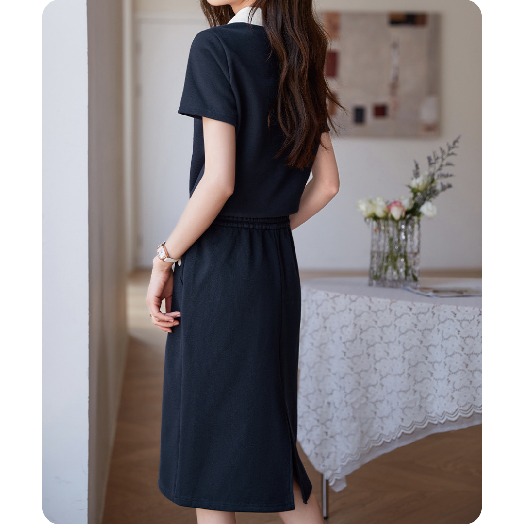Odette Contrast Collar Set