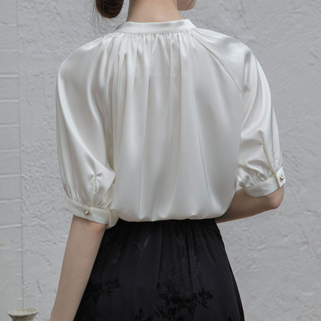 Mira Soft Pleat Blouse