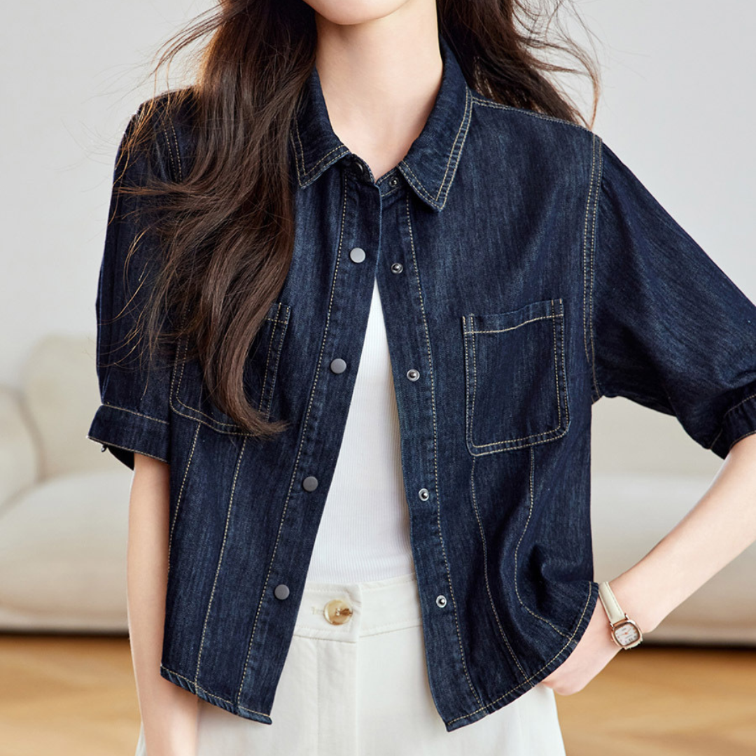 Nora Ease Denim Shirt