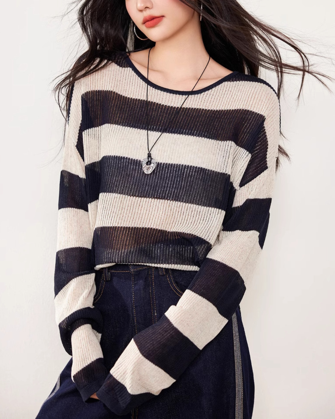 Amble Stripe Soft Knit Shirt