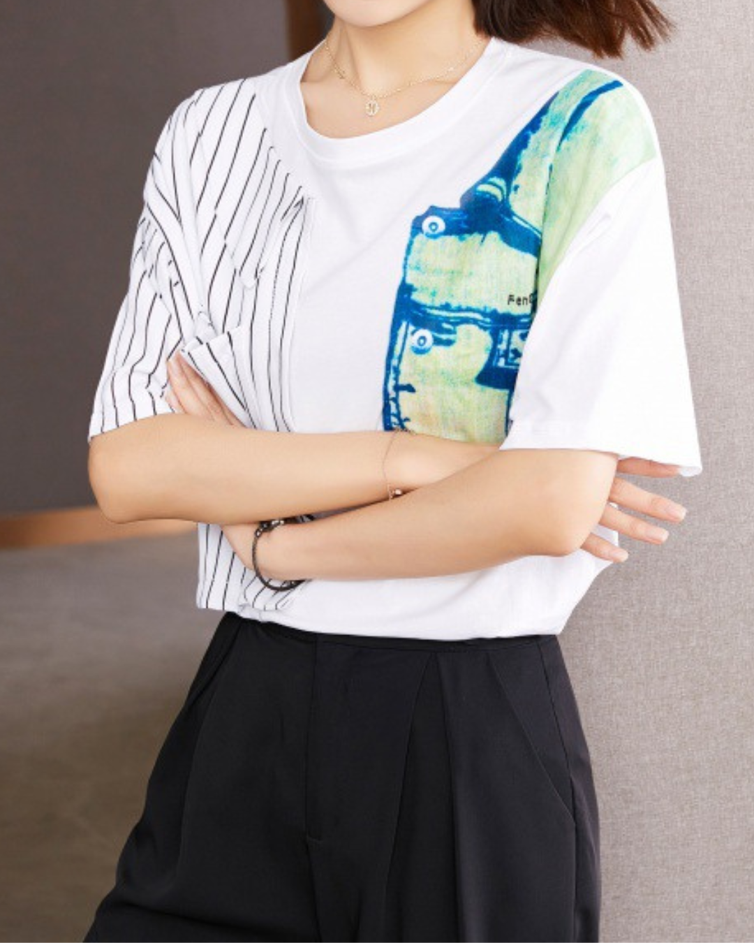 Elara Patch Print T-shirt