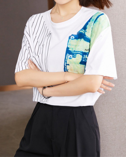Elara Patch Print T-shirt