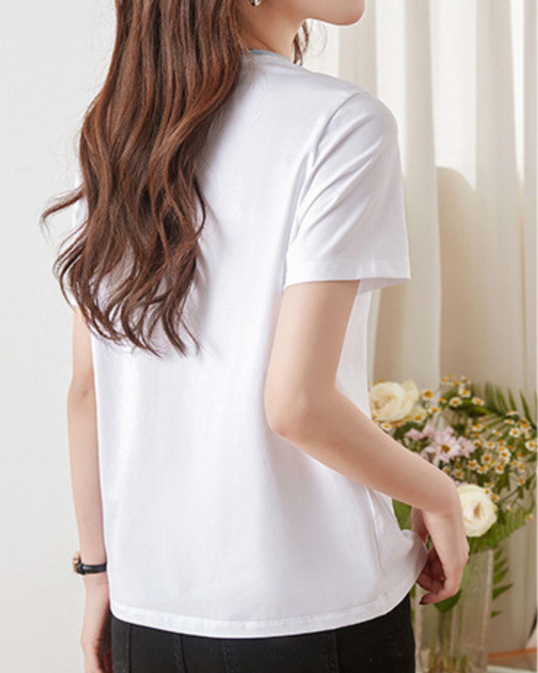 Lynette Bloom Note Cotton T-Shirt