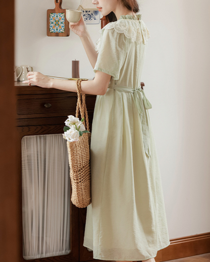 Melody Lace Front Tie Dress
