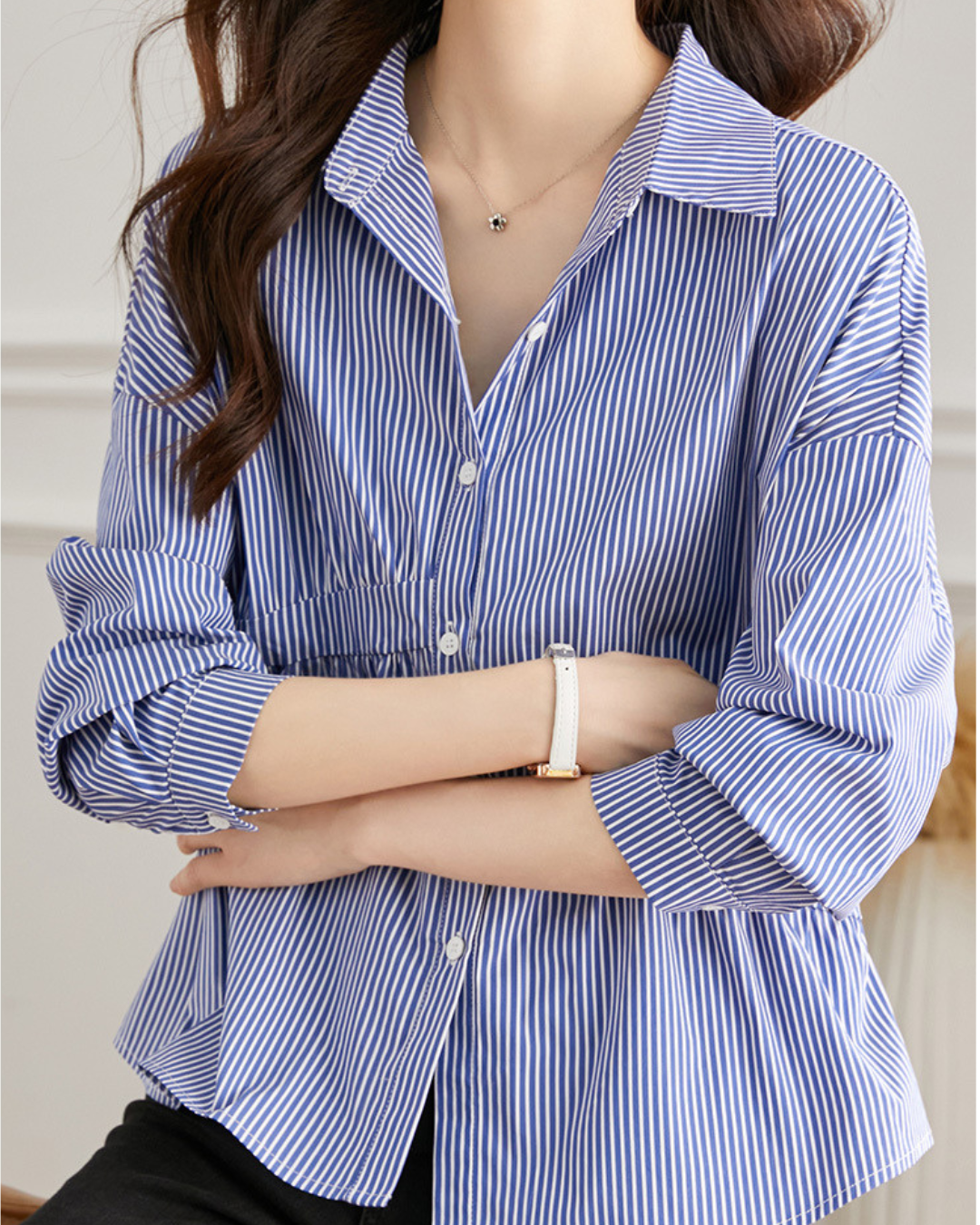 Elowen Calm Stripe Blouse