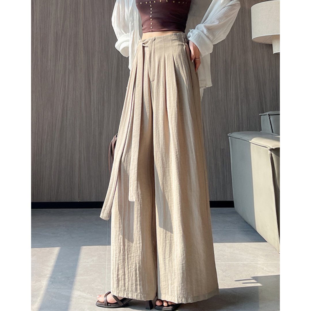 Lora Drift Waist Tie Trousers