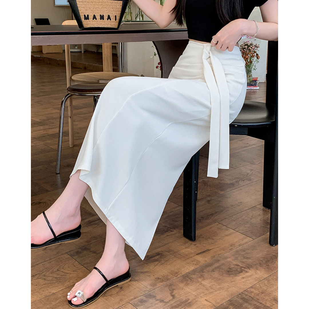 Mira Soft Tie Column Skirt