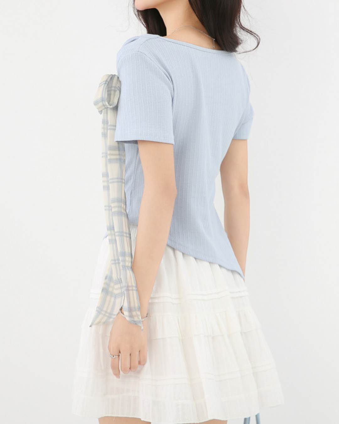 Mielle Ribbon Drape T-Shirt