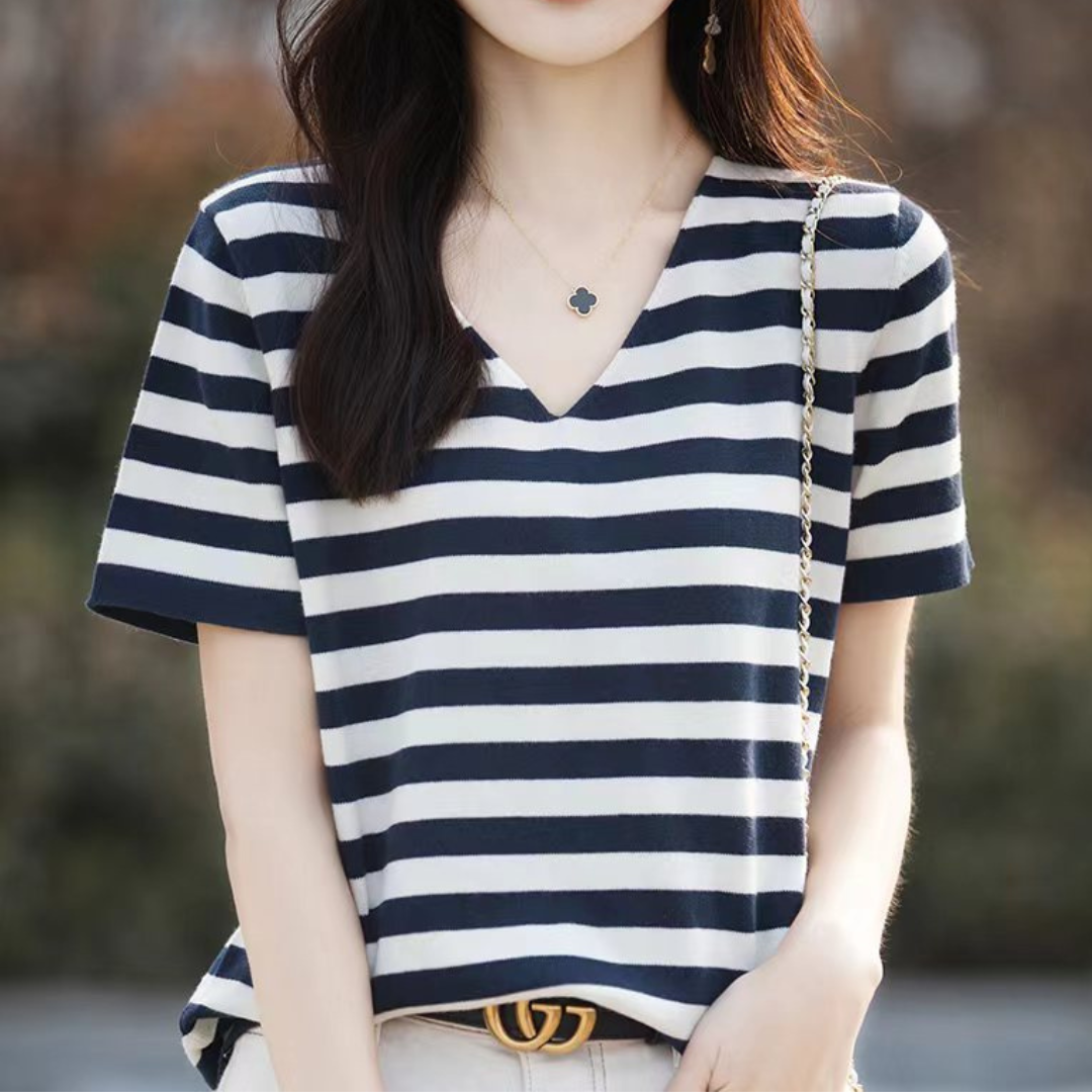 Delia Soft Stripe T-Shirt