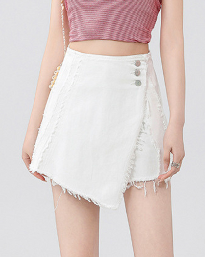 Elara Soft Wrap Mini Skort