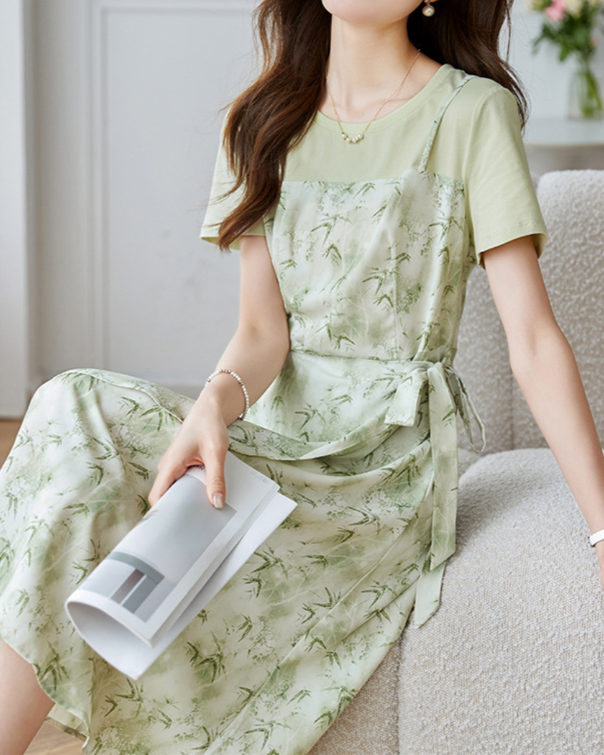 Elodie Mist Layered Dress