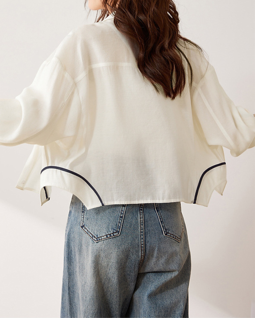 Mara Line Relaxed Collar Shirt