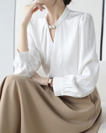 Lila Drift Long Sleeve Light Blouse