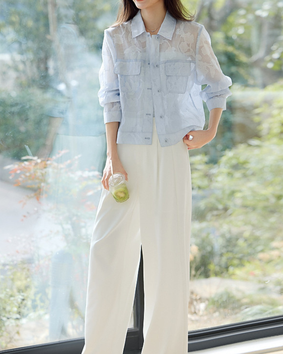 Liora Whisper Sheer Layer Shirt