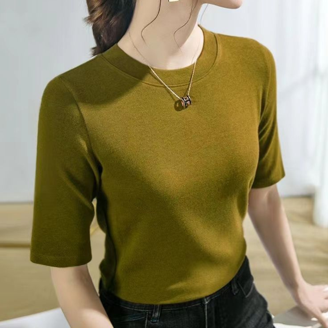 Amira Smooth Half Knit Top