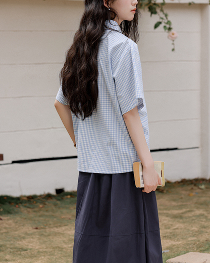 Elara Mood Gingham Shirt