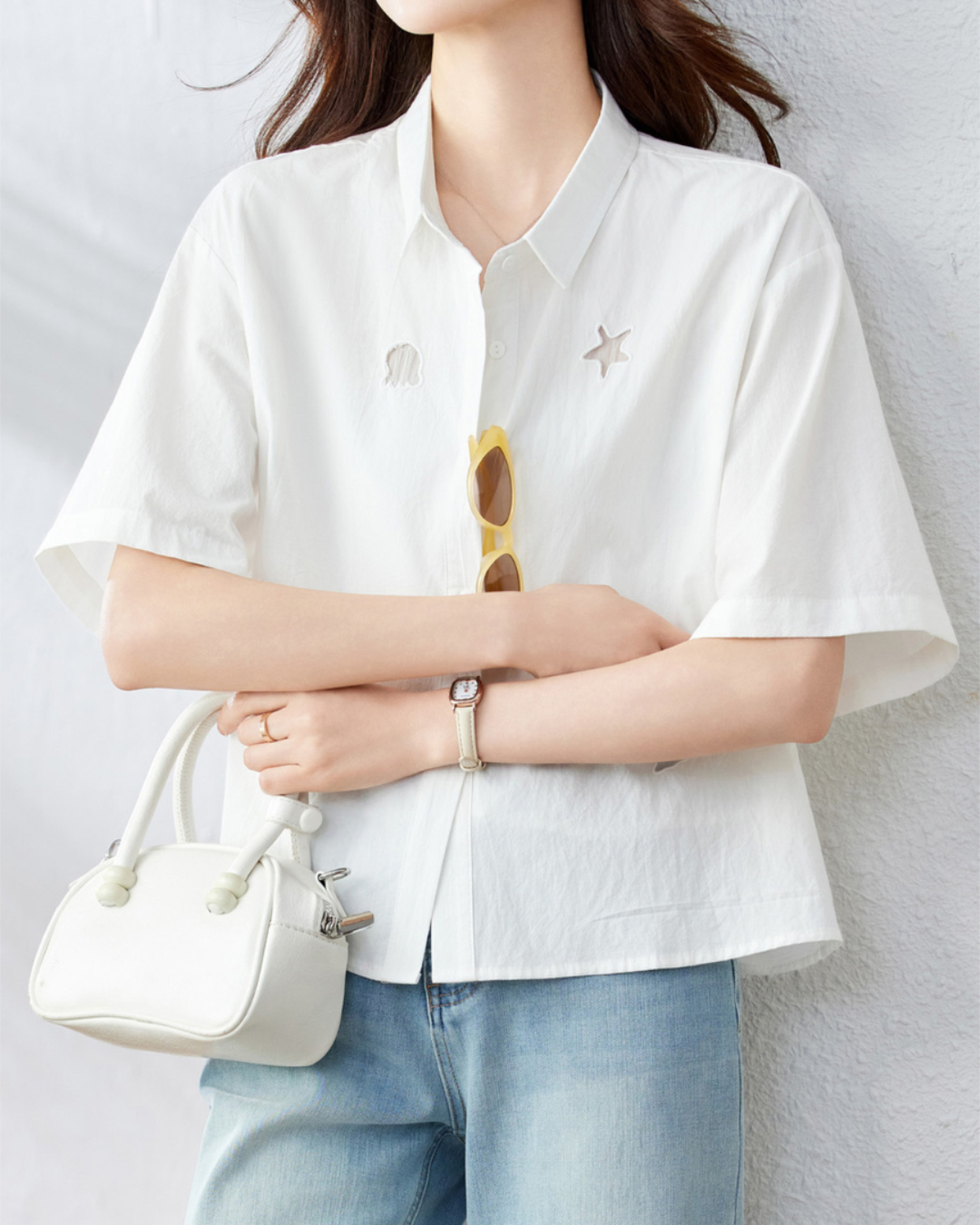 Isla Breeze Embroidery Shirt