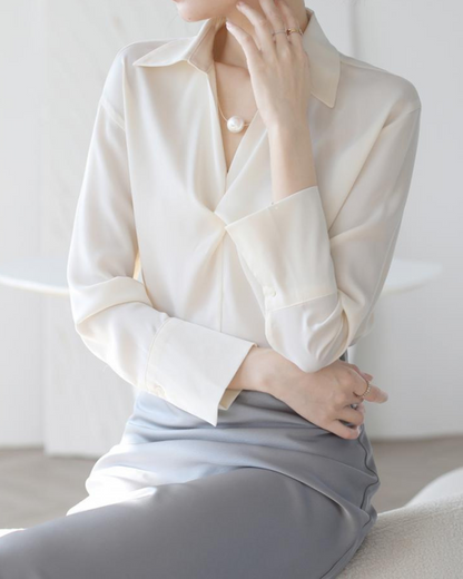 Elise Flow Light Drape Blouse
