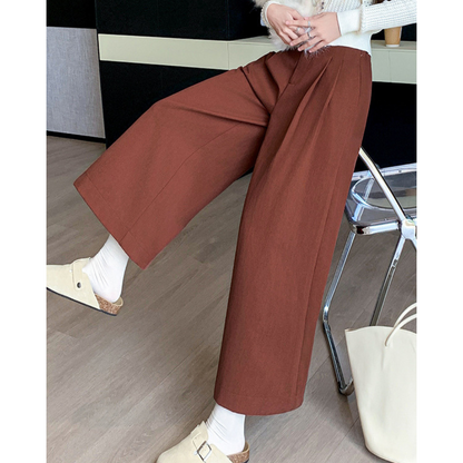 Mara Ease Crop Pleat Pants