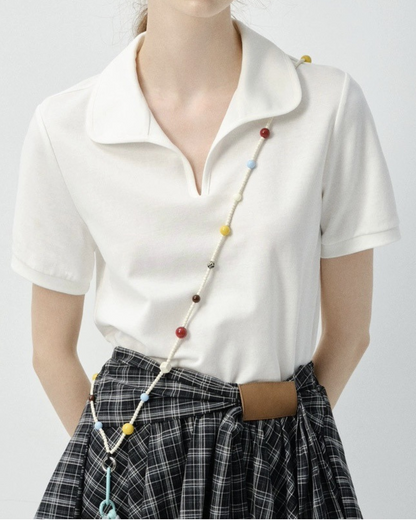 Lina Soft Collar T-Shirt